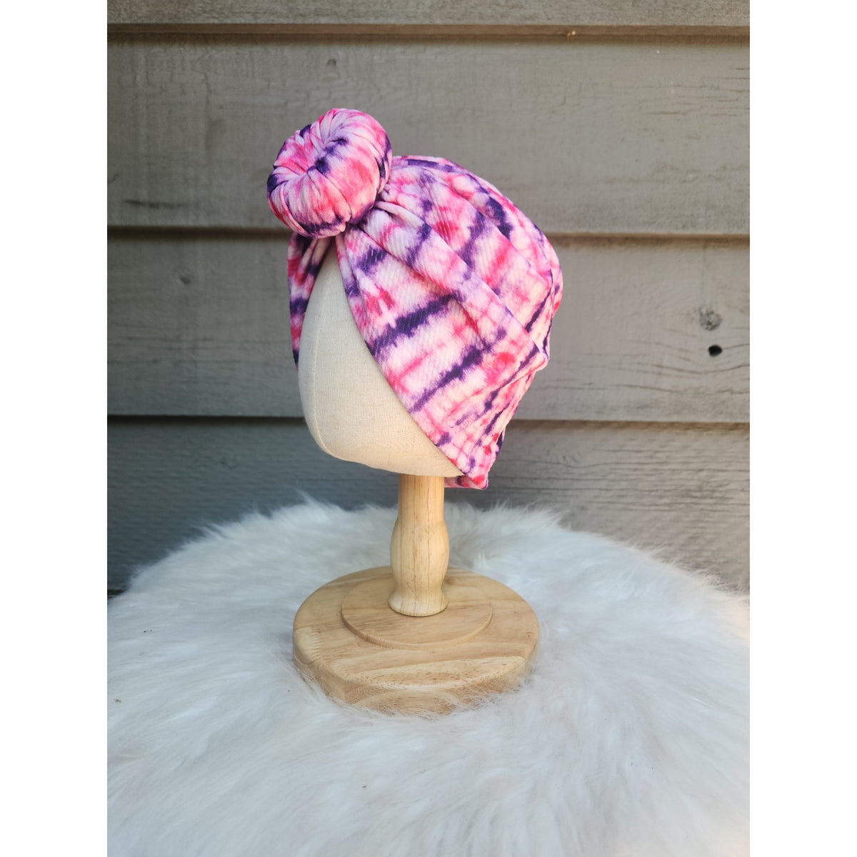 Cotton Candy Dreams Pre-Tied Turban