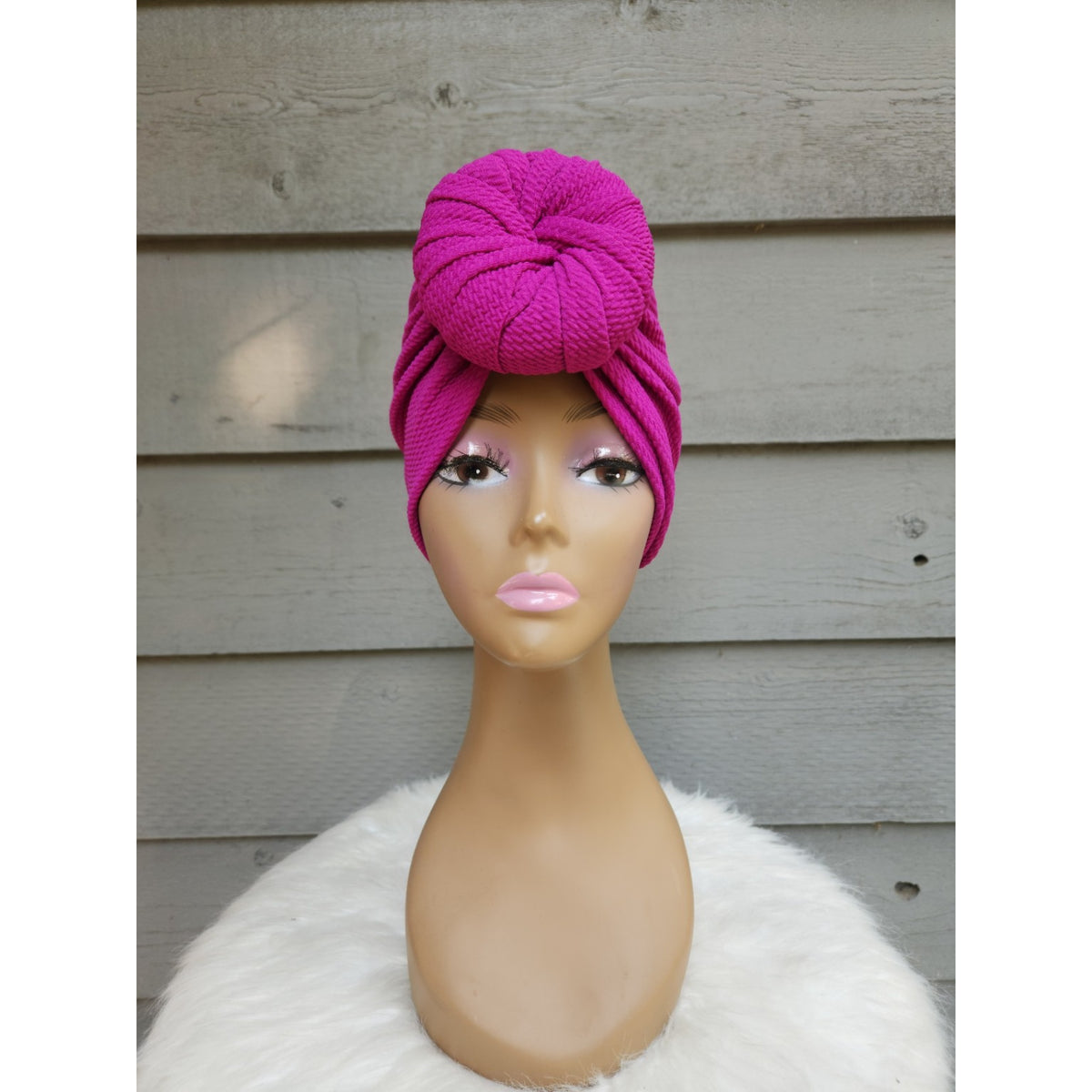 Fuchsia Bliss Pre-Tied Turban