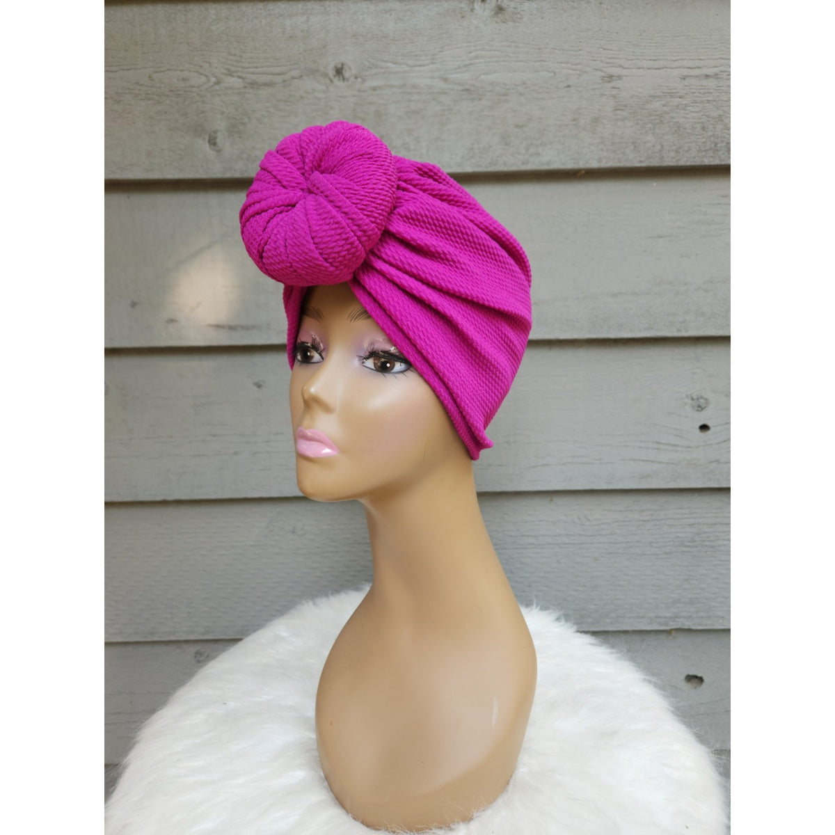 Fuchsia Bliss Pre-Tied Turban