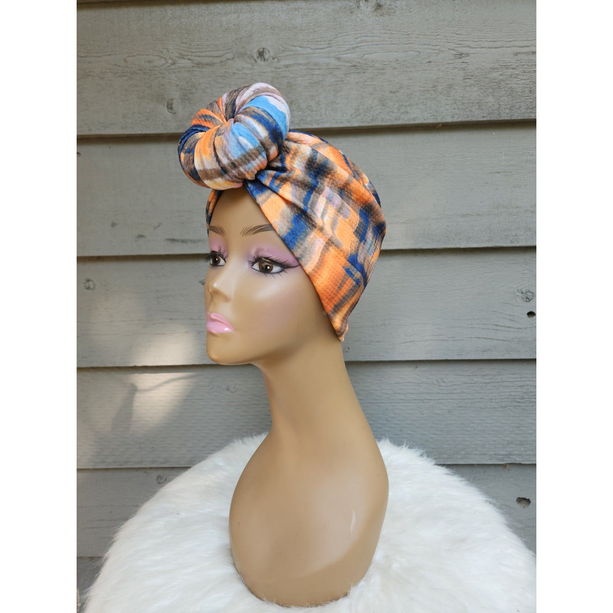 Autumn Sunset Luxe Pre-Tied Turban