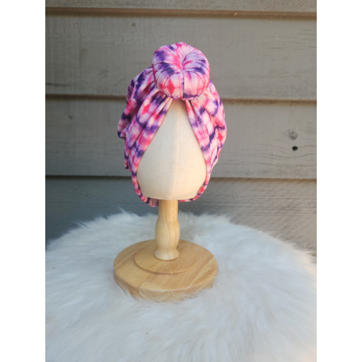 Cotton Candy Dreams Pre-Tied Turban