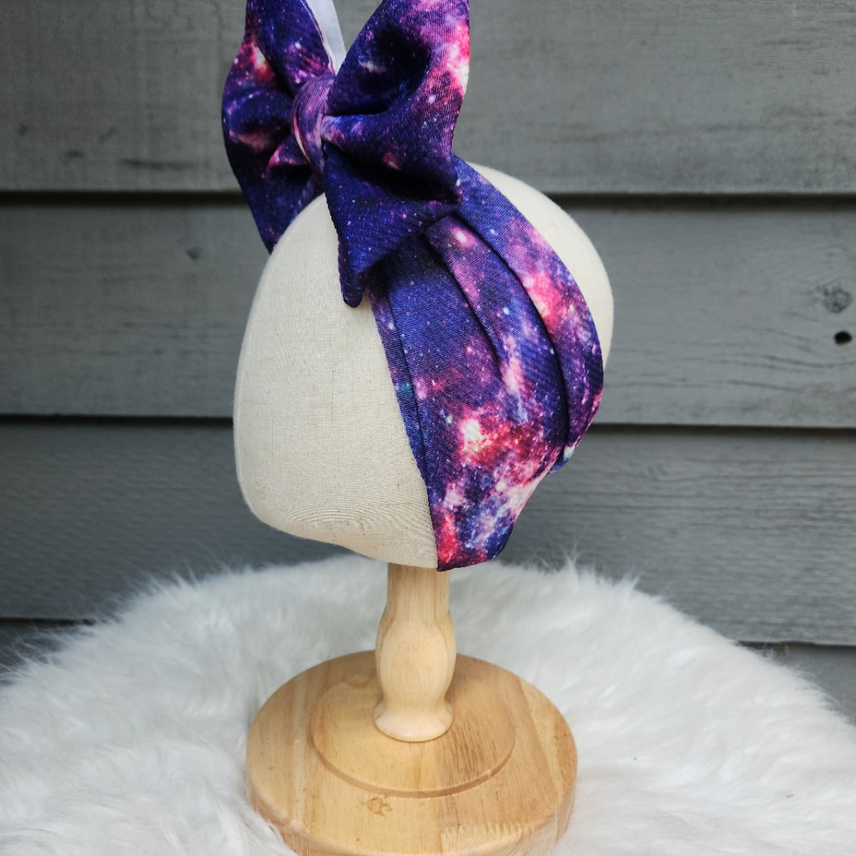 Galaxy Dreams Big Bow Head Wrap