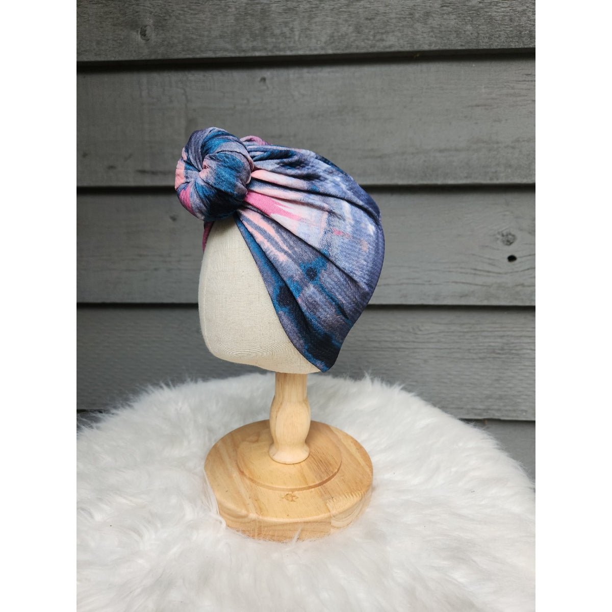 Midnight Blush Turban Pre-Tied Turban