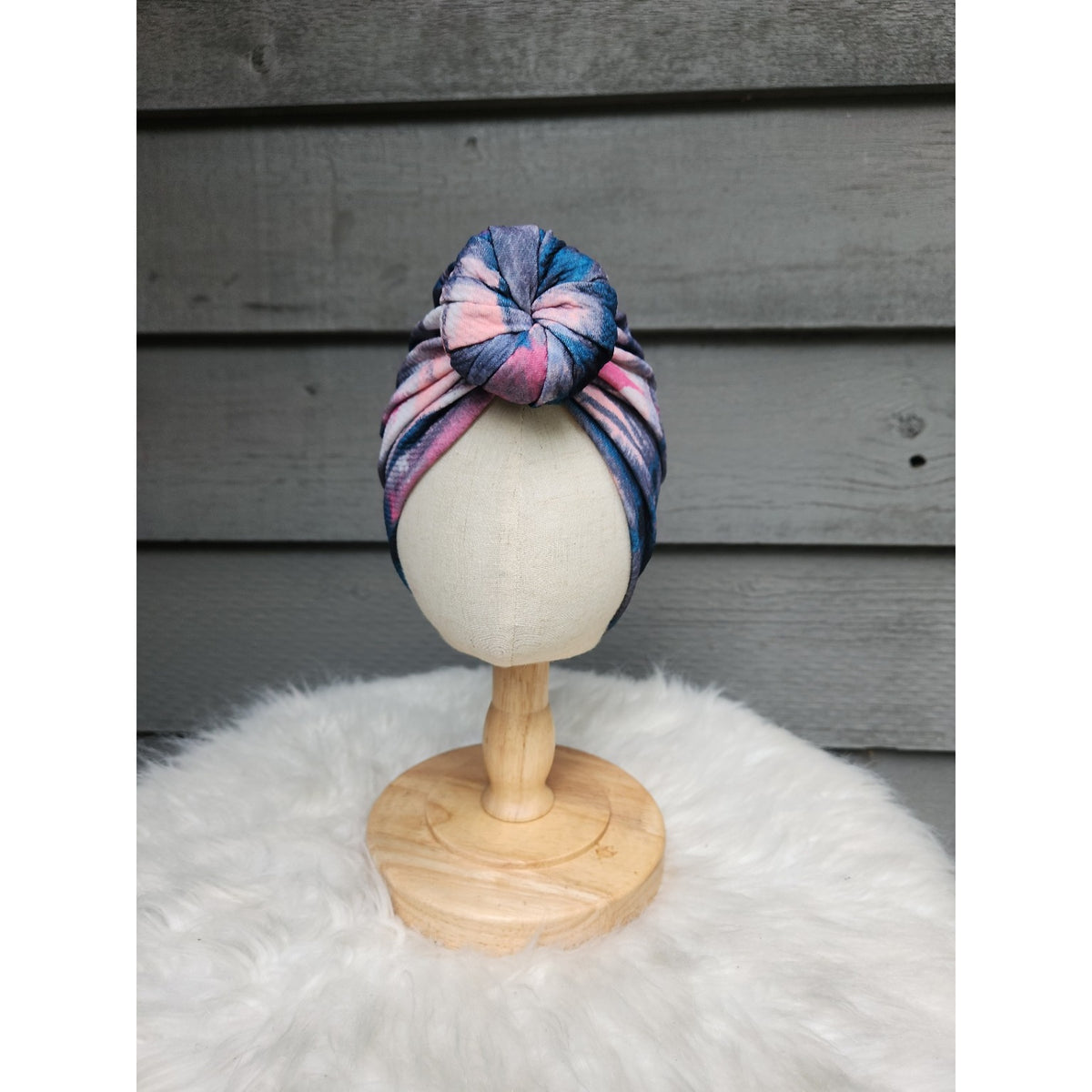 Midnight Blush Turban Pre-Tied Turban