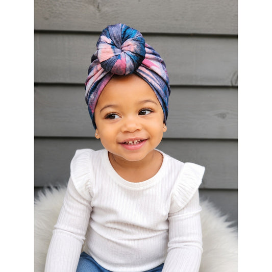 Midnight Blush Turban Pre-Tied Turban