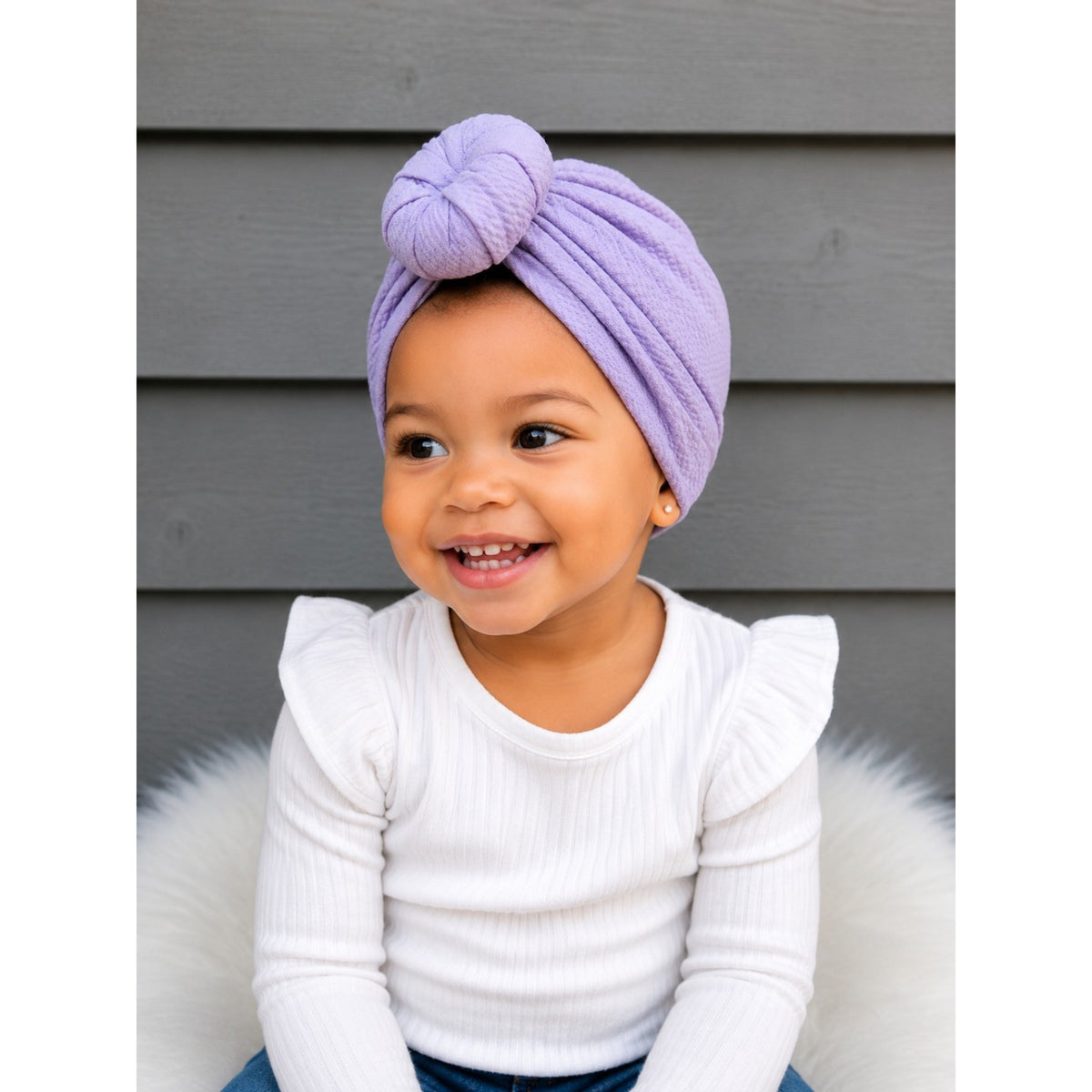 Lavender Whisper Pre-Tied Turban