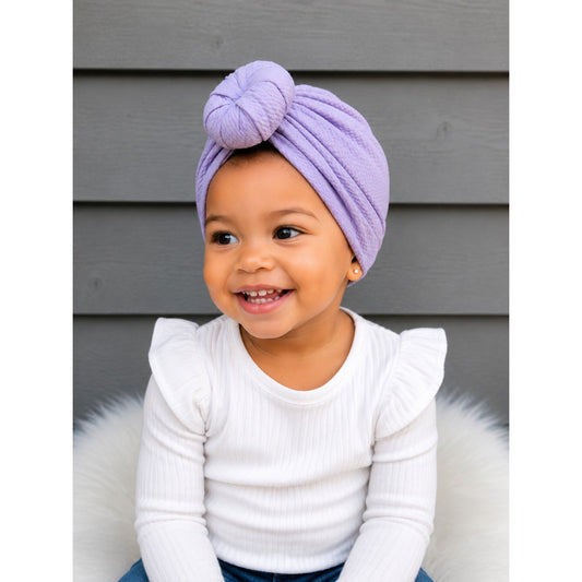 Lavender Whisper Pre-Tied Turban