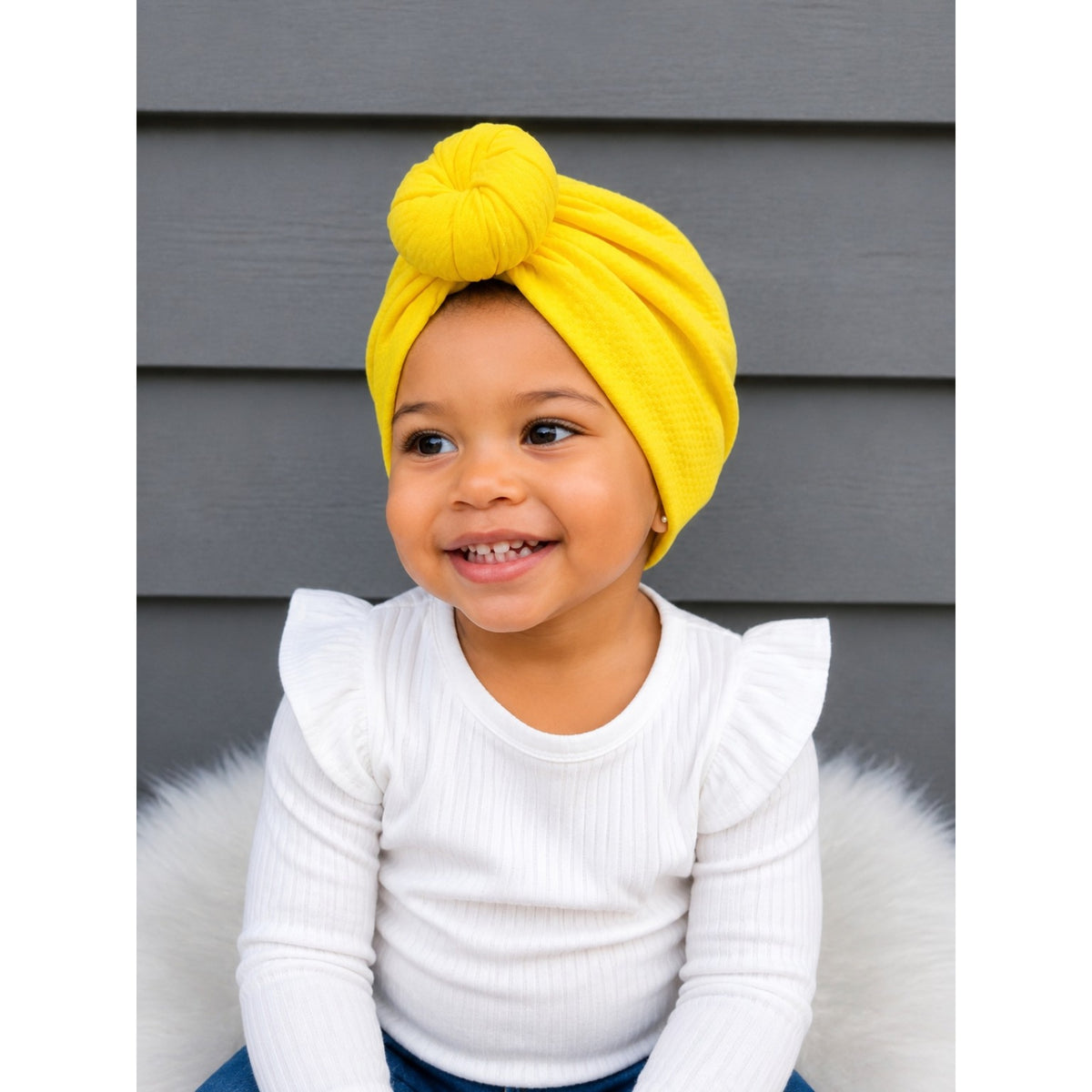 Sunshine Bloom Pre-Tied Turban