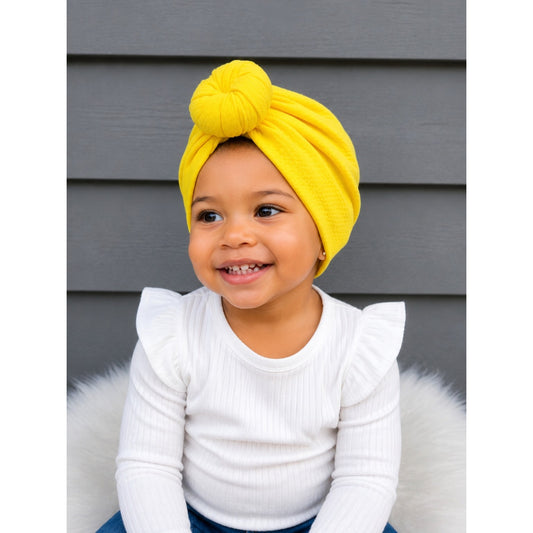 Sunshine Bloom Pre-Tied Turban