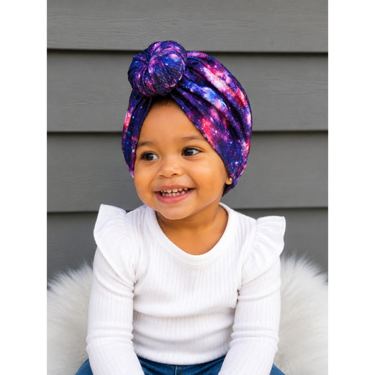 Starlight Galaxy Pre-Tied Turban