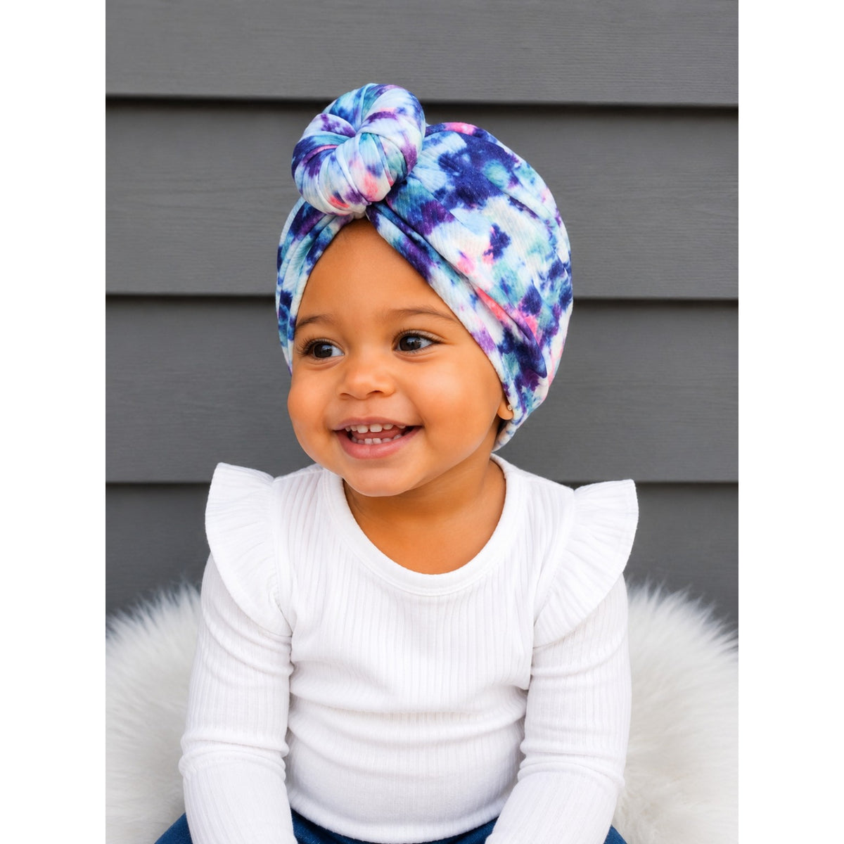 Ocean Skies Turban Pre-Tied Turban