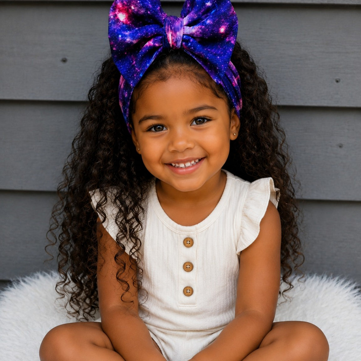 Galaxy Dreams Big Bow Head Wrap