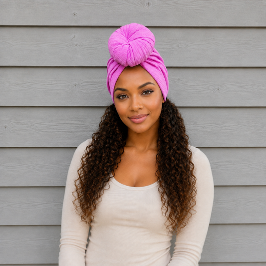 Pink Paradise Pre-Tied Turban