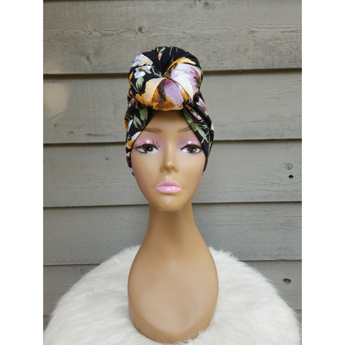 Twilight Garden Pre-Tied Turban